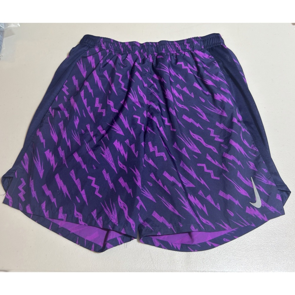 Nike Dri-FIT running shorts Men's Purple Abstract Athletic Small Regular